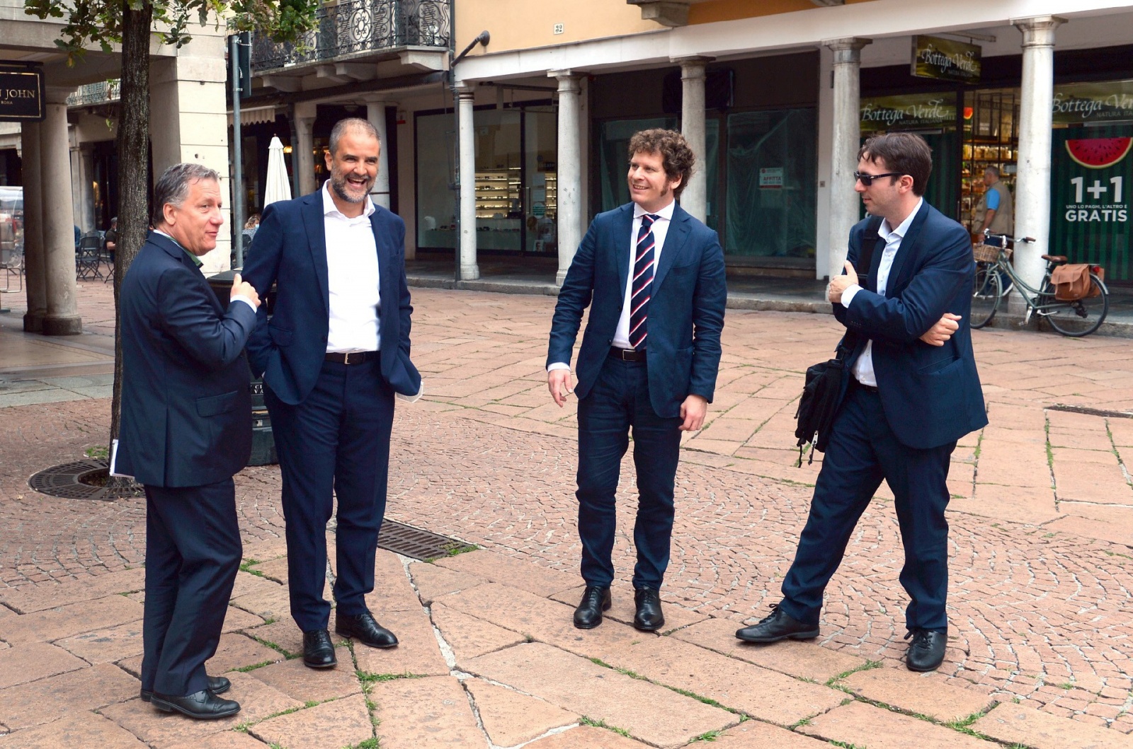 Mauro Morello ed Ennio Imperatore in campo per il candidato sindaco Matteo Bianchi