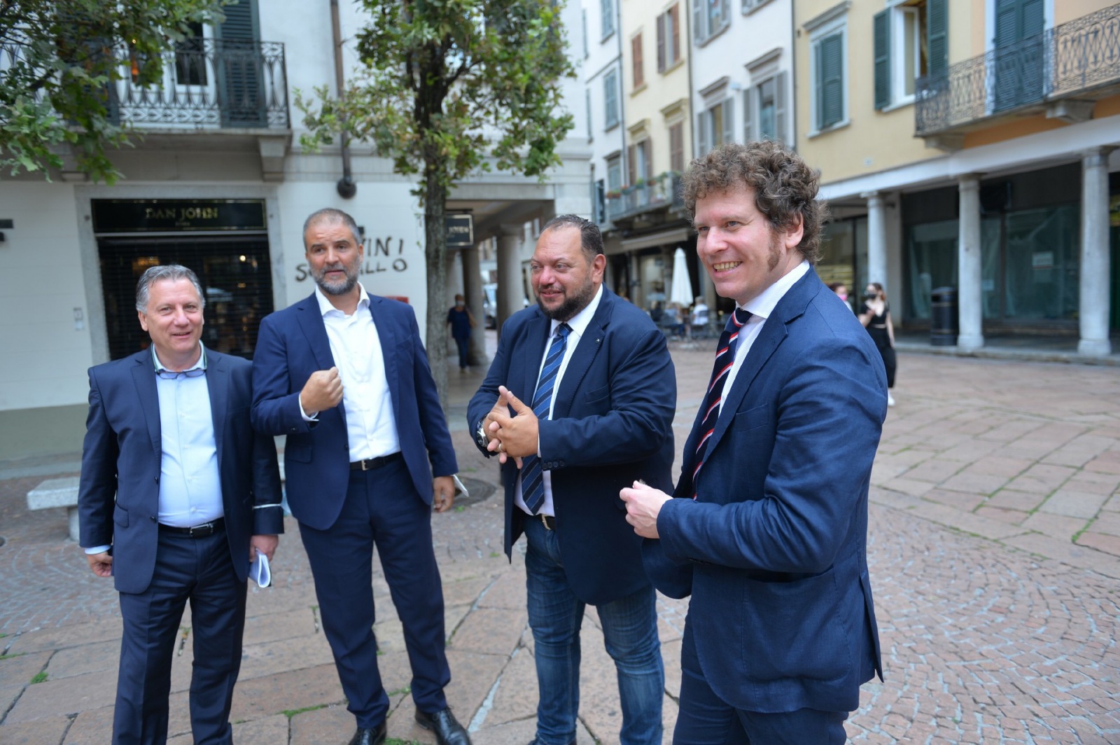 Mauro Morello ed Ennio Imperatore in campo per il candidato sindaco Matteo Bianchi