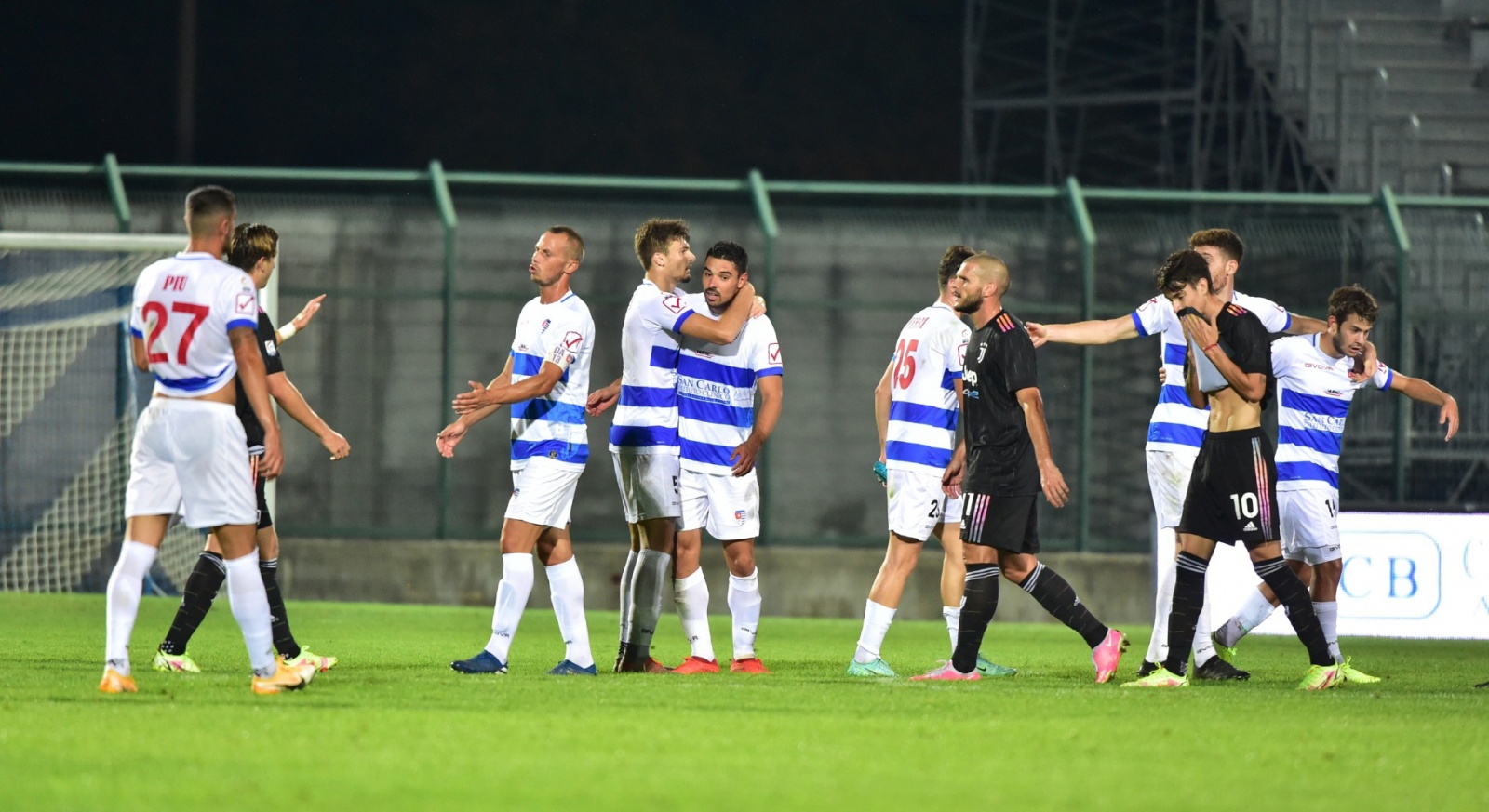 BUSTO ARSIZIO PRO PATRIA JUVENTUS U23 NELLA FOTO ESULTANZA FINE PARTITA