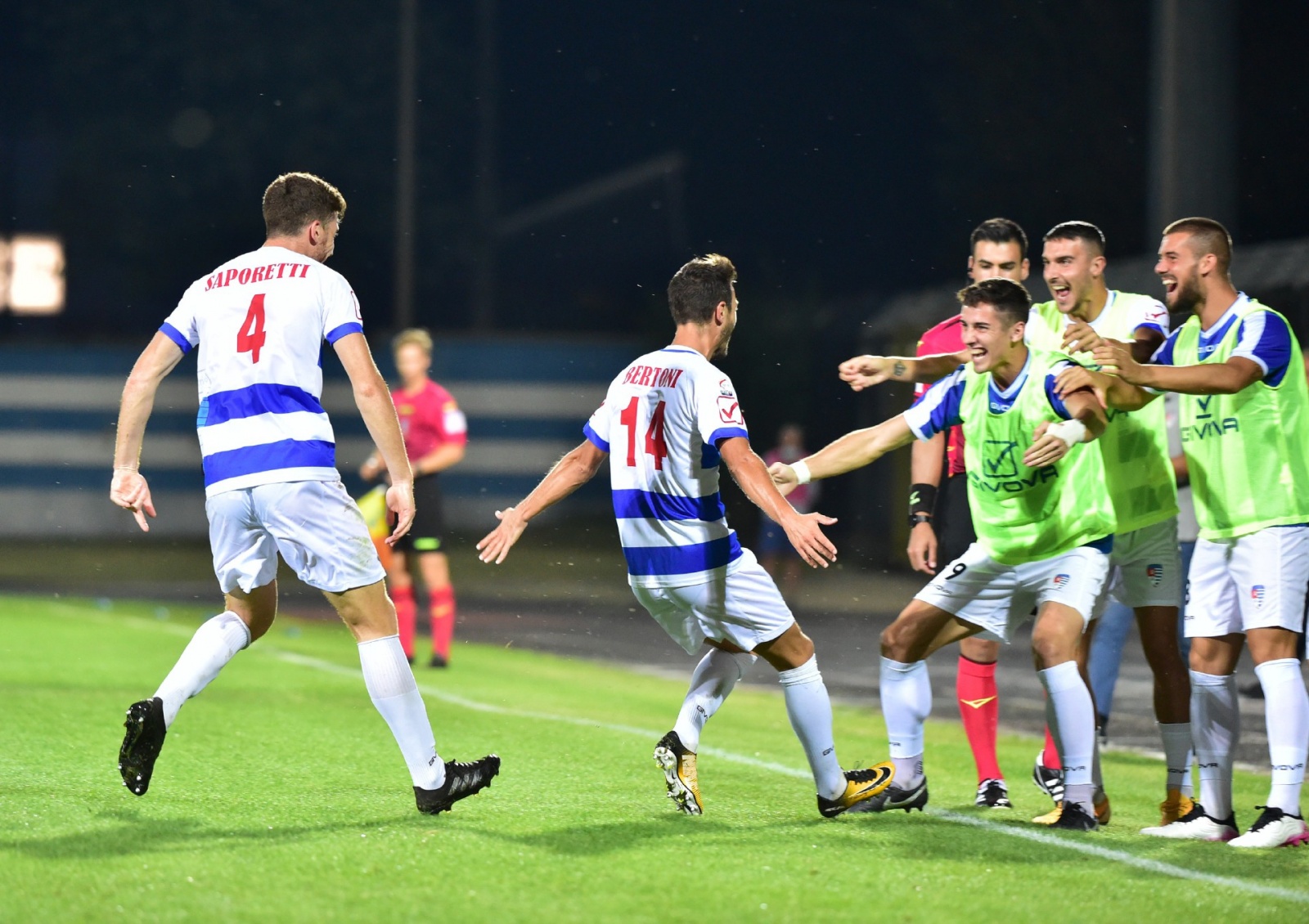 BUSTO ARSIZIO PRO PATRIA JUVENTUS U23 NELLA FOTO BERTONI ESULTANZA