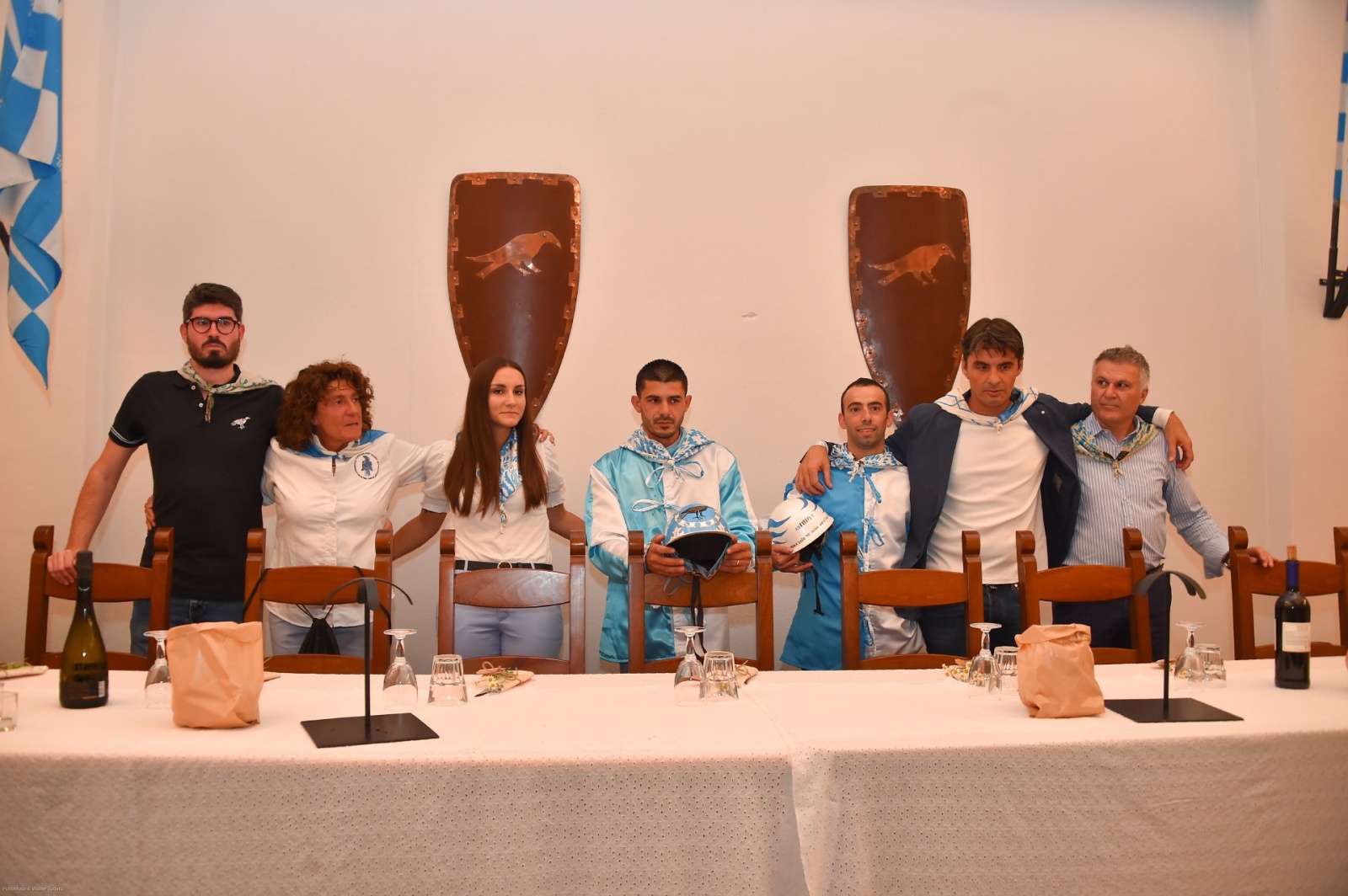 Legnano palio cene con i fantini 17 09 2021