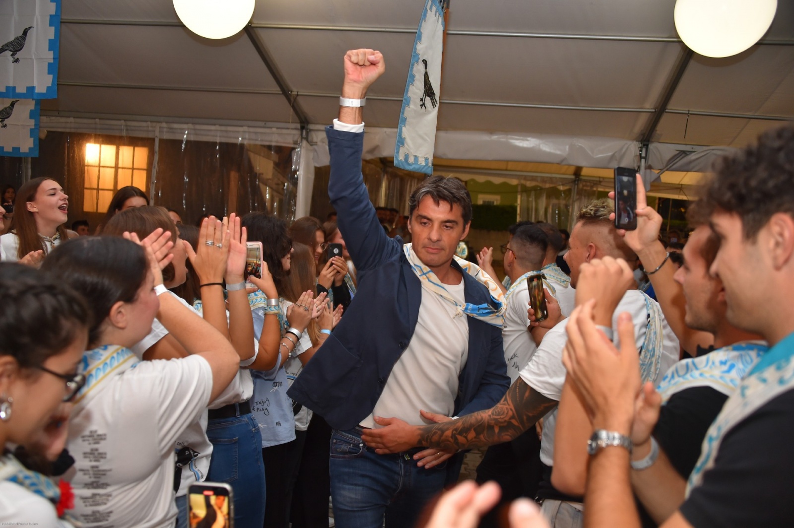 Legnano palio cene con i fantini 17 09 2021