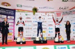 VARESE TRE VALLI VARESINE 2021 CENTENARIO ELLA FOTO PREMIAZIONE PRIMO DE MARCHI SECONDO FORMOLO TERZO POGACAR