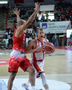 VARESE BASKET OPENJOBMETIS VARESE-OLIMPIA MILANO NELLA FOTO AMATO