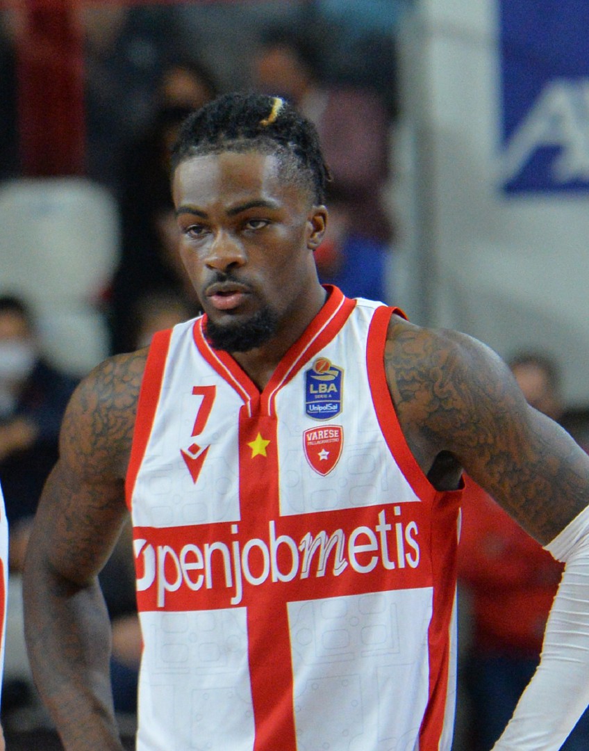 VARESE BASKET OPENJOBMETIS VARESE-OLIMPIA MILANO NELLA FOTO BEANE