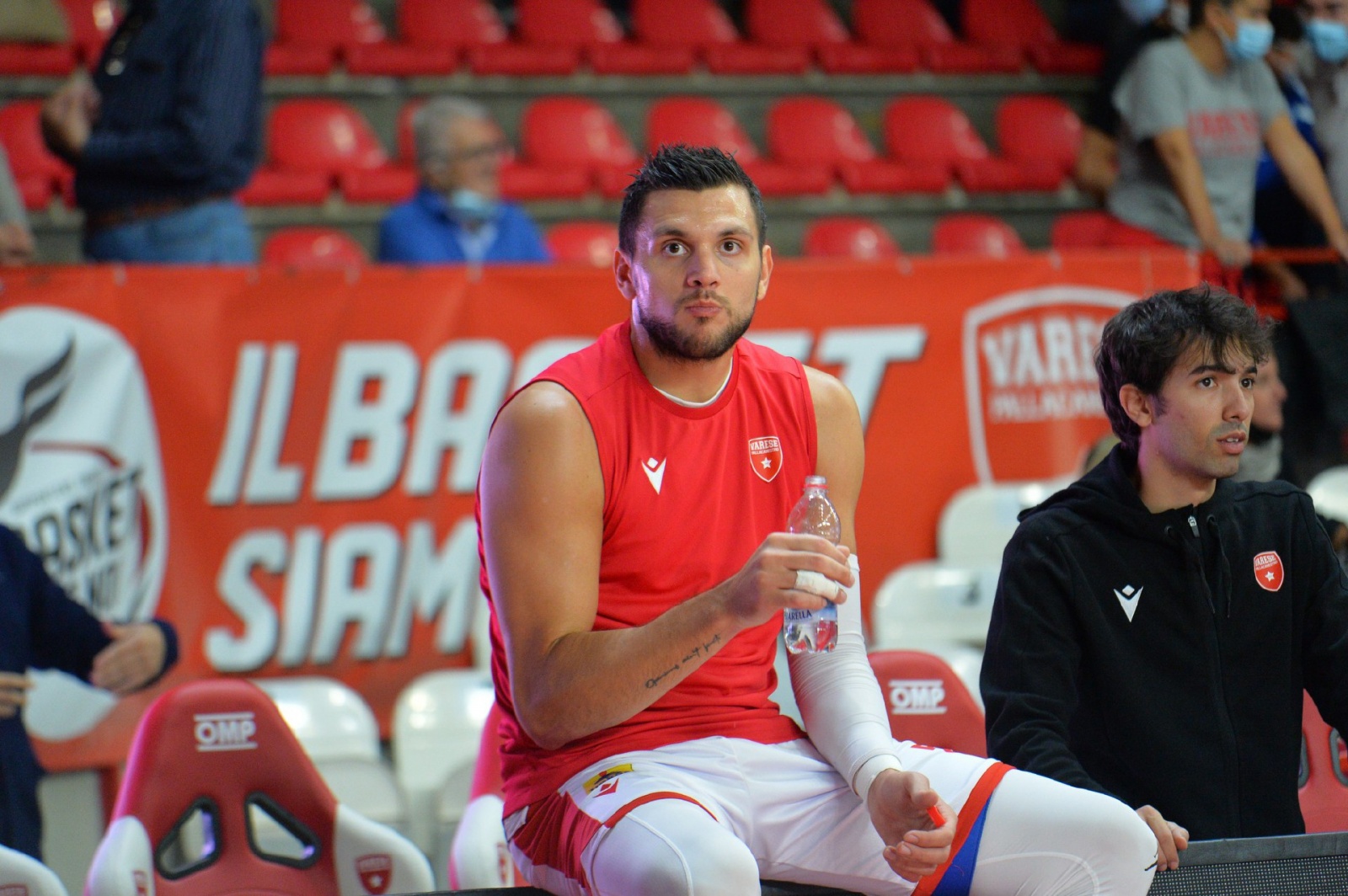 VARESE BASKET OPENJOBMETIS VARESE-OLIMPIA MILANO NELLA FOTO GENTILE