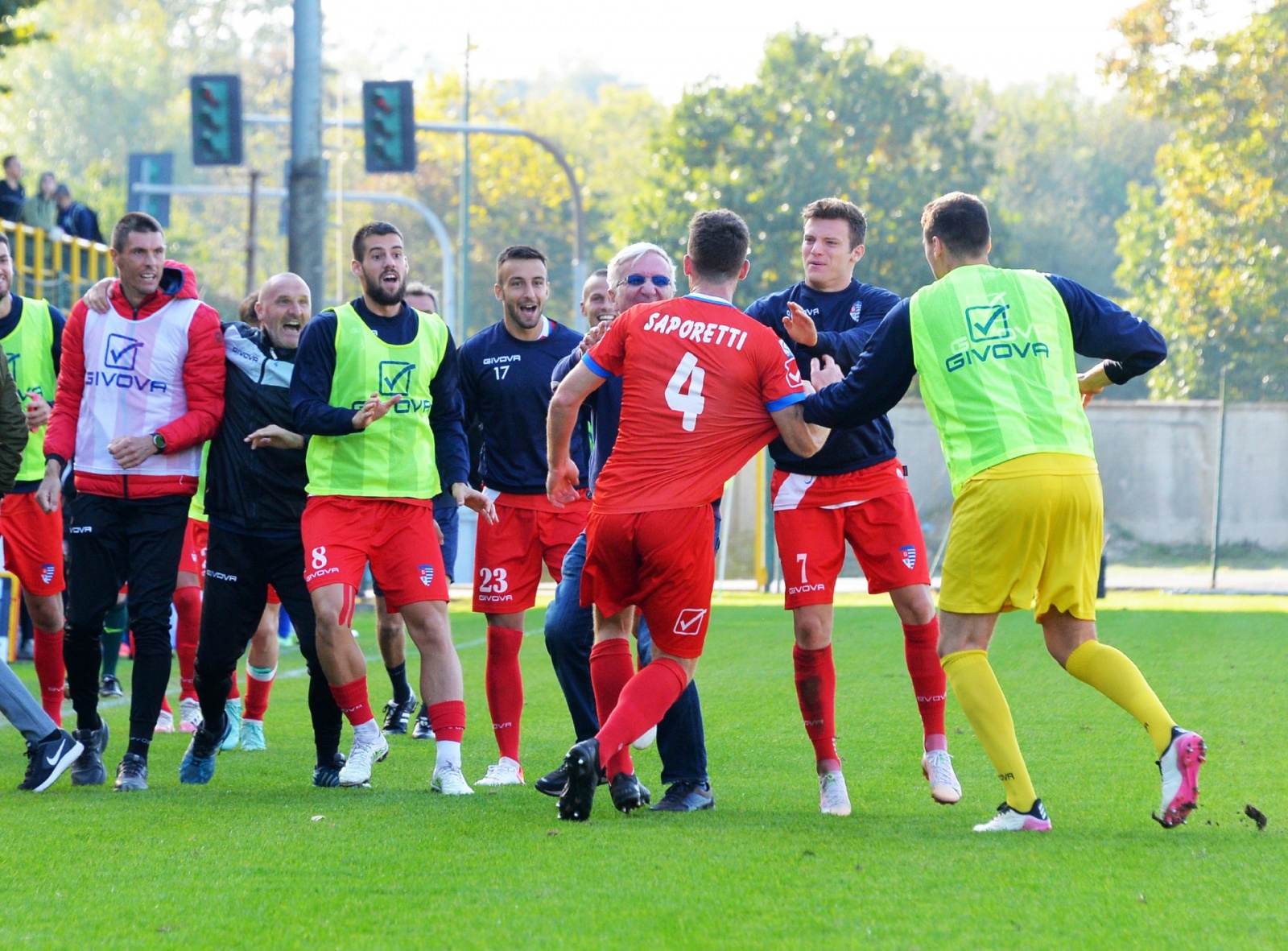 SESTO SAN GIOVANNI PRO SESTO PRO PATRIA ELLA FOTO SAPORETTI ESULTANZA