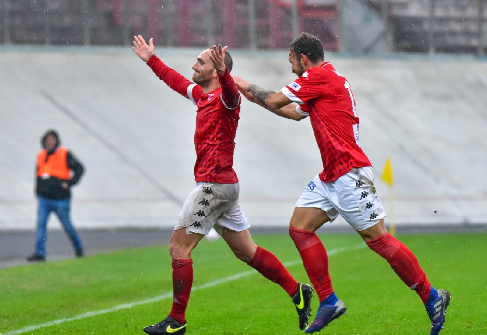 VARESE CALCIO SERIE D CITTA’ DI VARESE VS. LIGORNA NELLA FOTO ESULTANZA VARESE - FRANCESCO CANTATORE