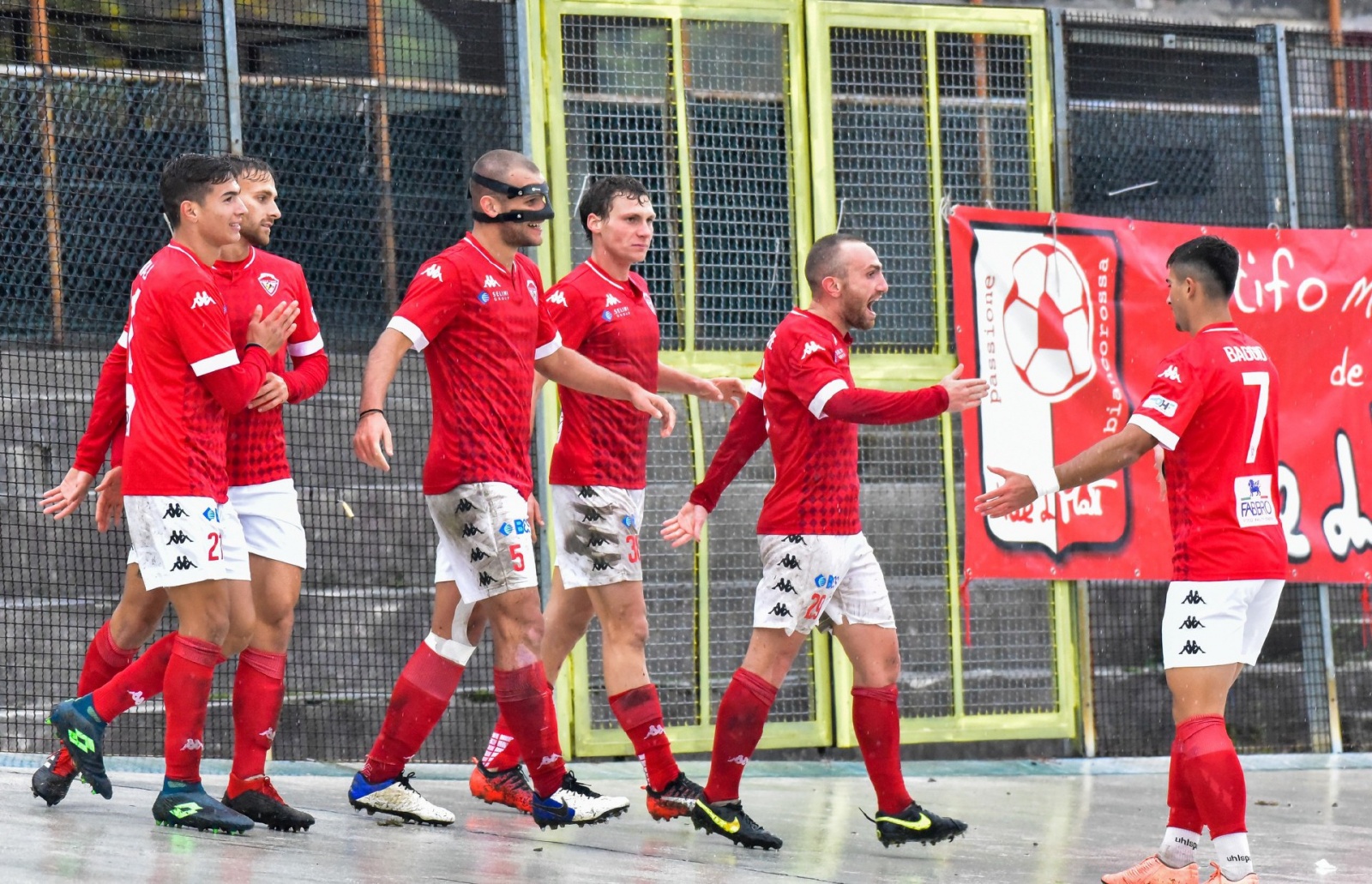 VARESE CALCIO SERIE D CITTA’ DI VARESE VS. LIGORNA NELLA FOTO ESULTANZA VARESE - FRANCESCO CANTATORE