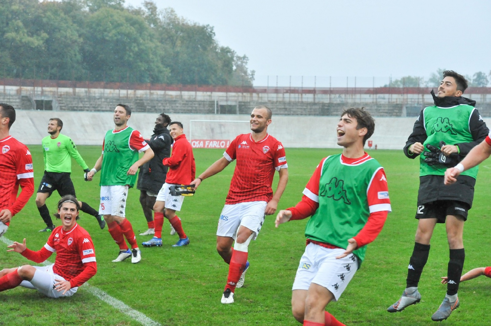 VARESE CALCIO SERIE D CITTA’ DI VARESE VS. LIGORNA NELLA FOTO ESULTANZA VARESE