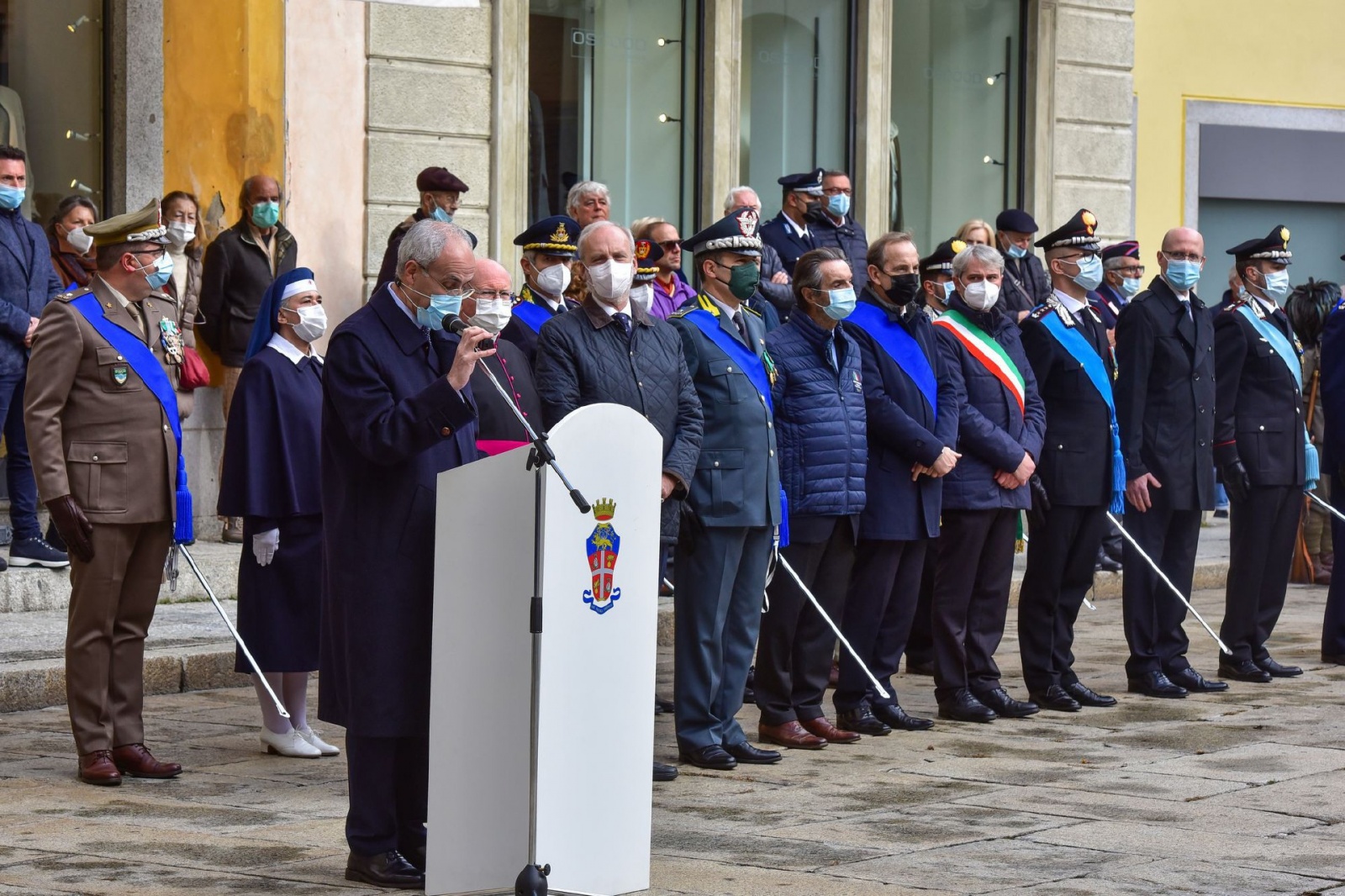 VARESE FESTA FORZE ARMATE 4 NOVEMBRE 2021 NELLA FOTO PREFETTO CAPUTO