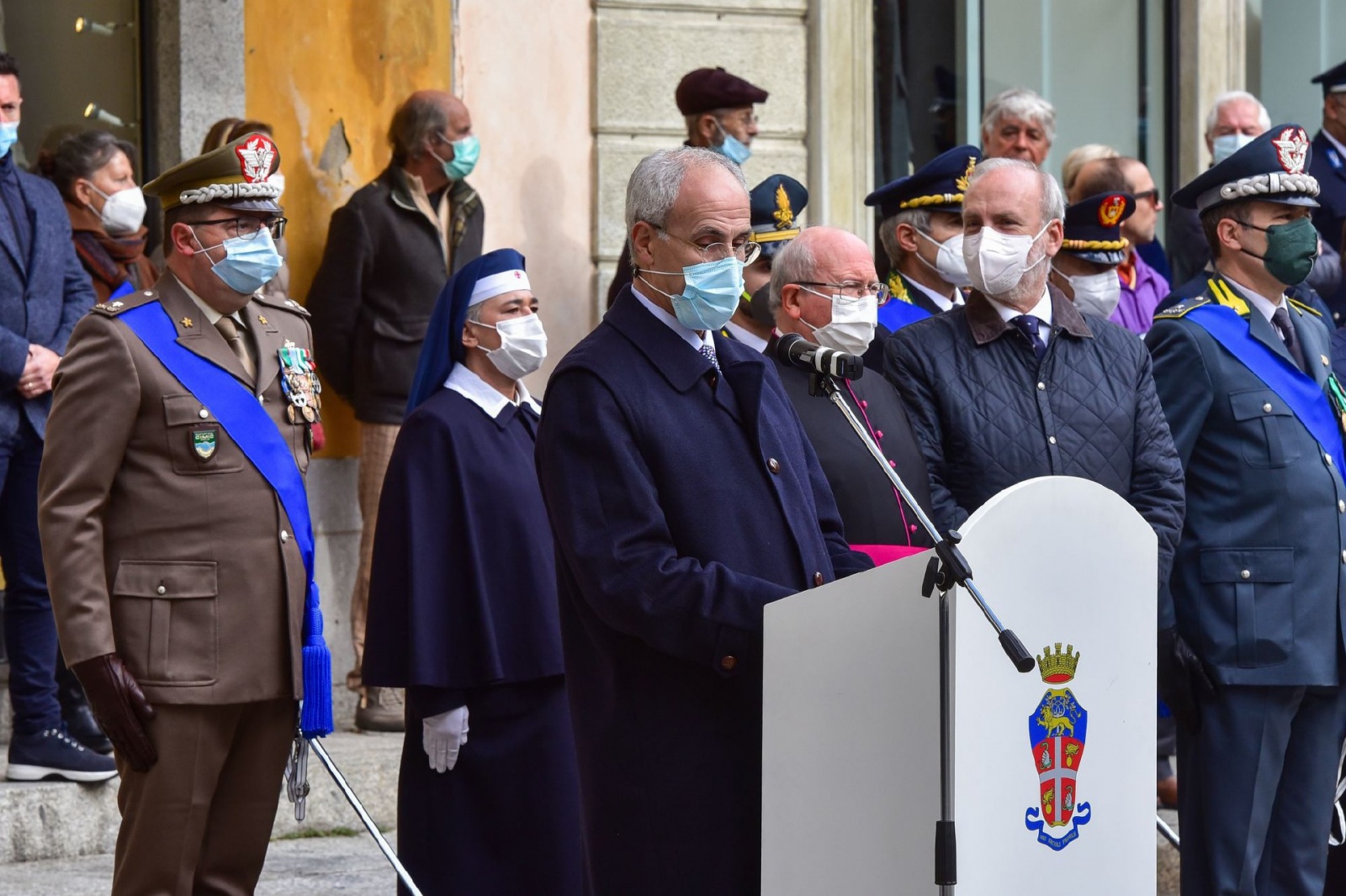 VARESE FESTA FORZE ARMATE 4 NOVEMBRE 2021 NELLA FOTO PREFETTO CAPUTO