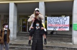 VARESE MANIFESTAZIONE DEGLI STUDENTI DEL LICEO MANZONI