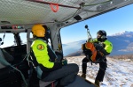 VENEGONO SUPERIORE SEZIONE AEREA GUARDIA DI FINANZA PER SOCCORSO PERSONA CON ELICOTTERO IN FORCORA