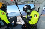 VENEGONO SUPERIORE SEZIONE AEREA GUARDIA DI FINANZA PER SOCCORSO PERSONA CON ELICOTTERO IN FORCORA