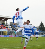 BUSTO ARSIZIO PRO PATRIA GIANA ERMINIO NELLA FOTO PIU SUO SECONDO GOL