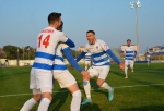 BUSTO ARSIZIO PRO PATRIA RENATE CALCIO NELLA FOTO PIEROZZI IL SUO GOL