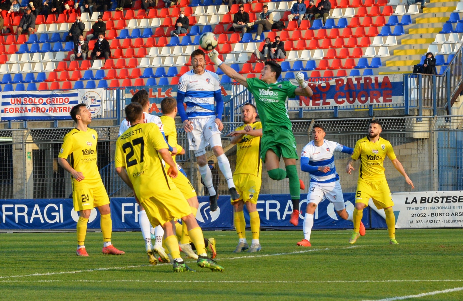 BUSTO ARSIZIO PRO PATRIA RENATE CALCIO NELLA FOTO SAPORETTI