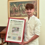 VARESE ALESSANDRO COVI IN VISITA ALLA REDAZIONE DEL QUOTIDIANO LA PREALPINA