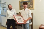 VARESE ALESSANDRO COVI IN VISITA ALLA REDAZIONE DEL QUOTIDIANO LA PREALPINA