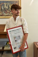 VARESE ALESSANDRO COVI IN VISITA ALLA REDAZIONE DEL QUOTIDIANO LA PREALPINA