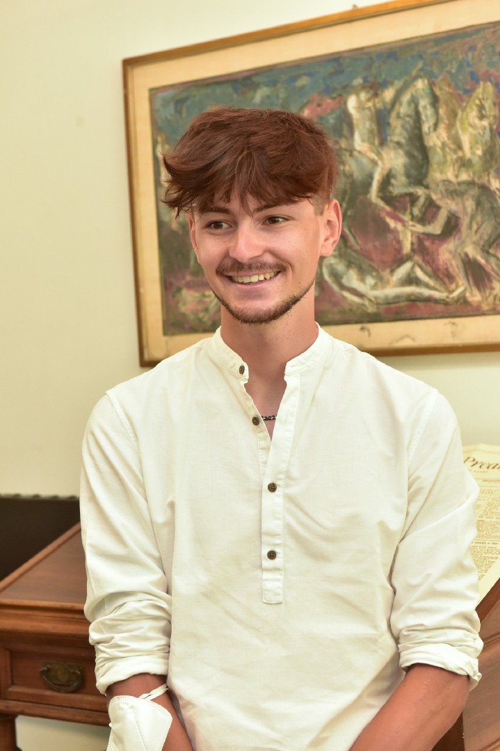 VARESE ALESSANDRO COVI IN VISITA ALLA REDAZIONE DEL QUOTIDIANO LA PREALPINA