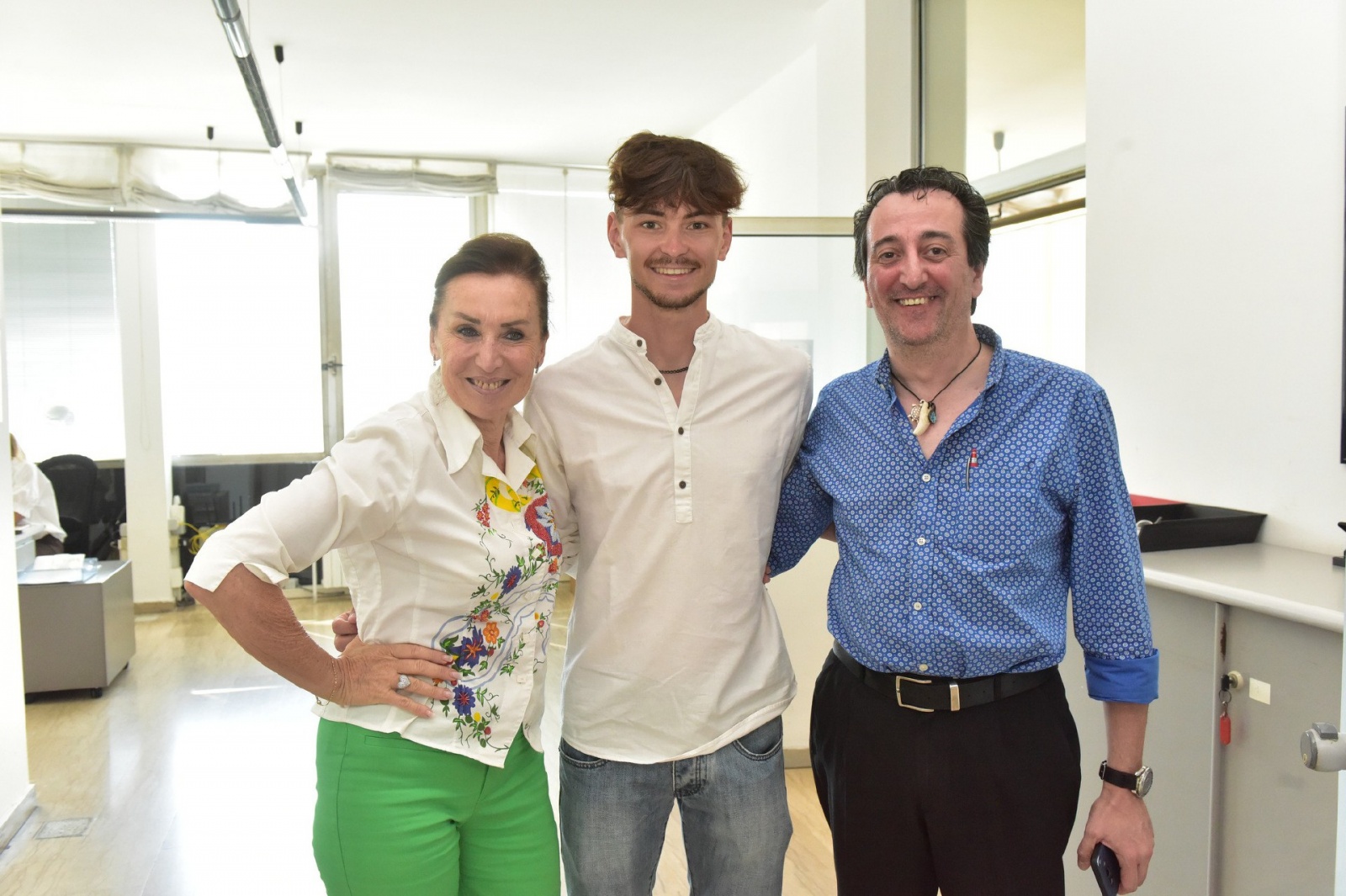 VARESE ALESSANDRO COVI IN VISITA ALLA REDAZIONE DEL QUOTIDIANO LA PREALPINA