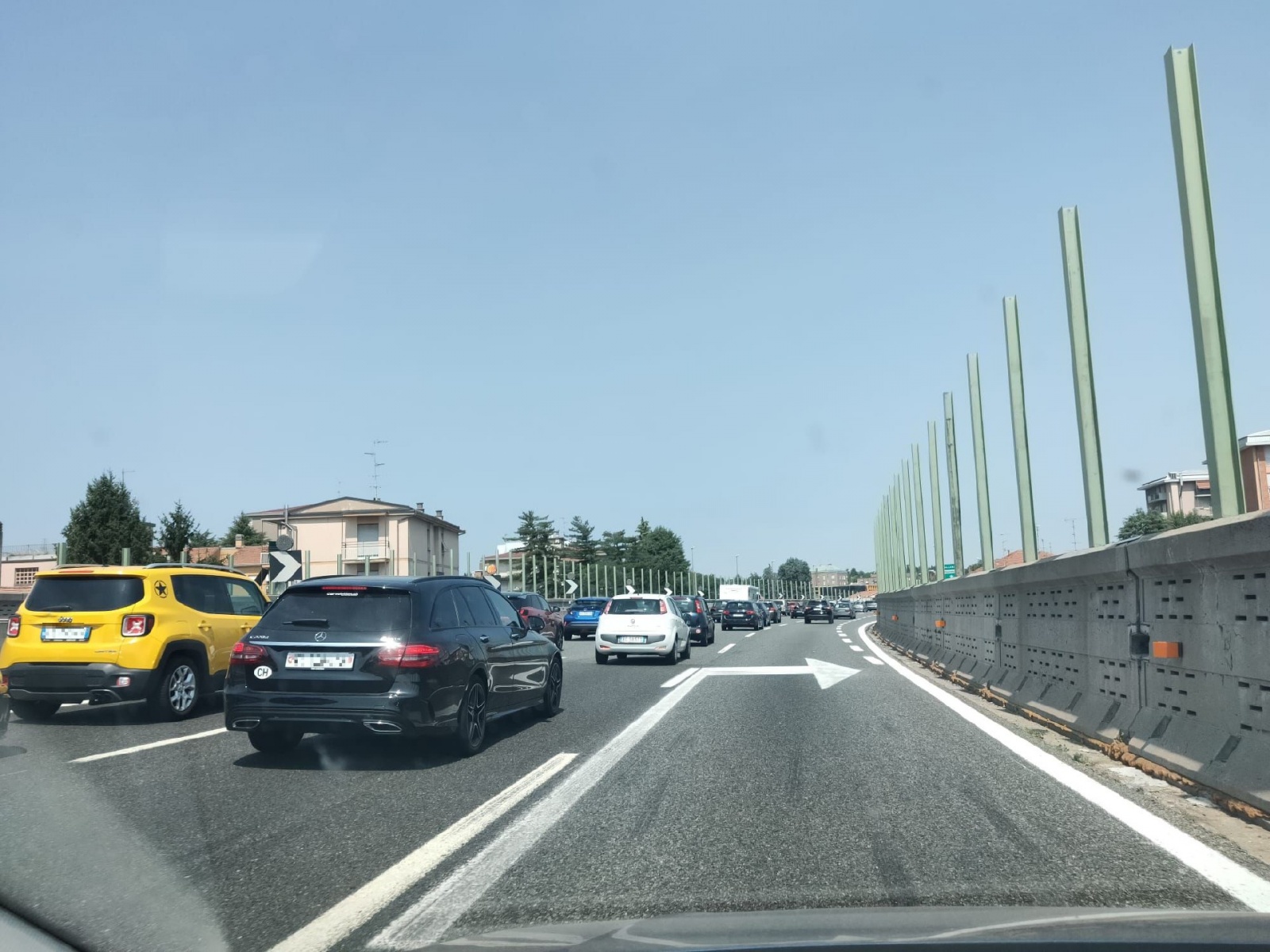 Incidente coda A8 Busto-Gallarate