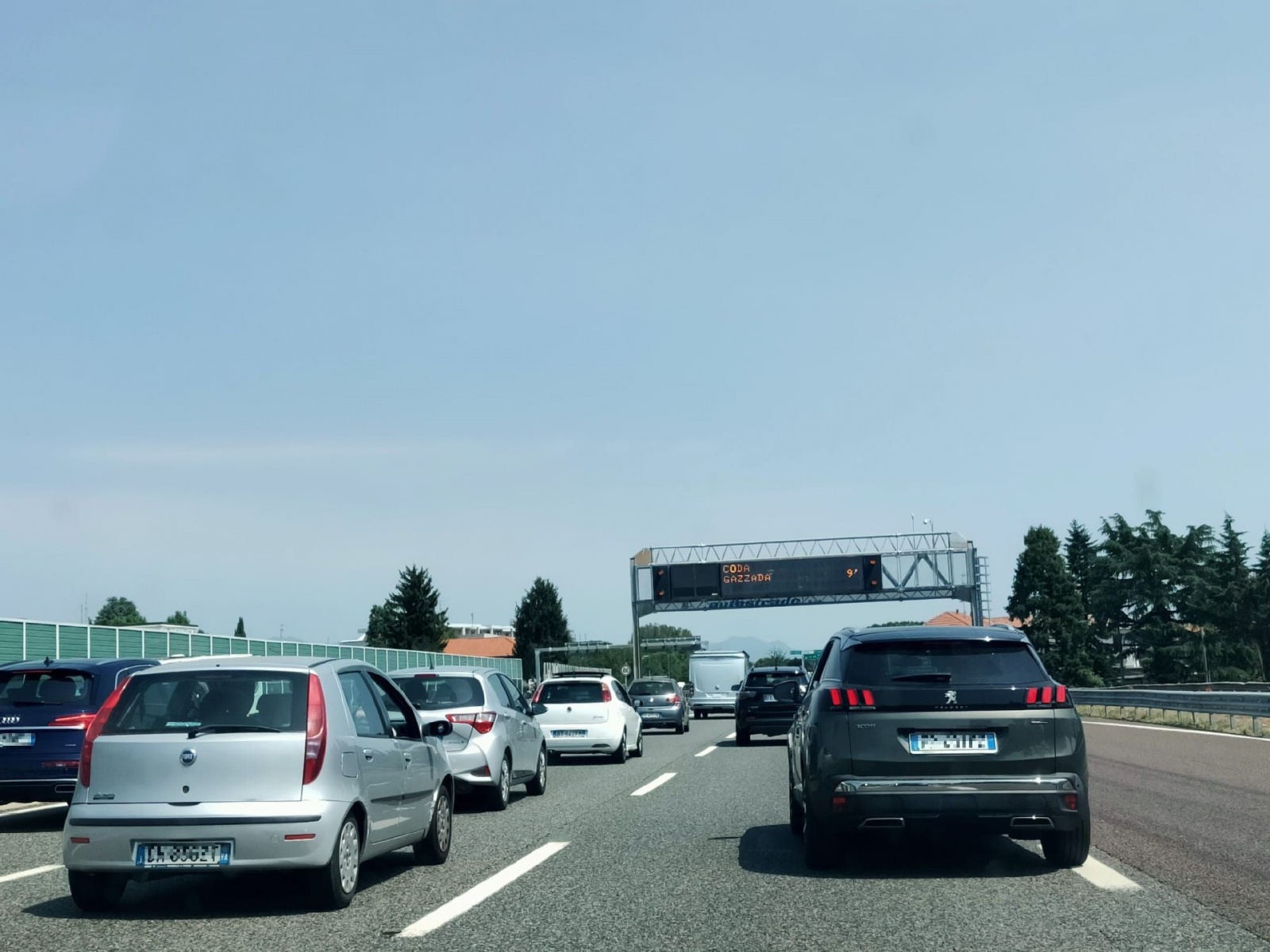 Incidente coda A8 Busto-Gallarate