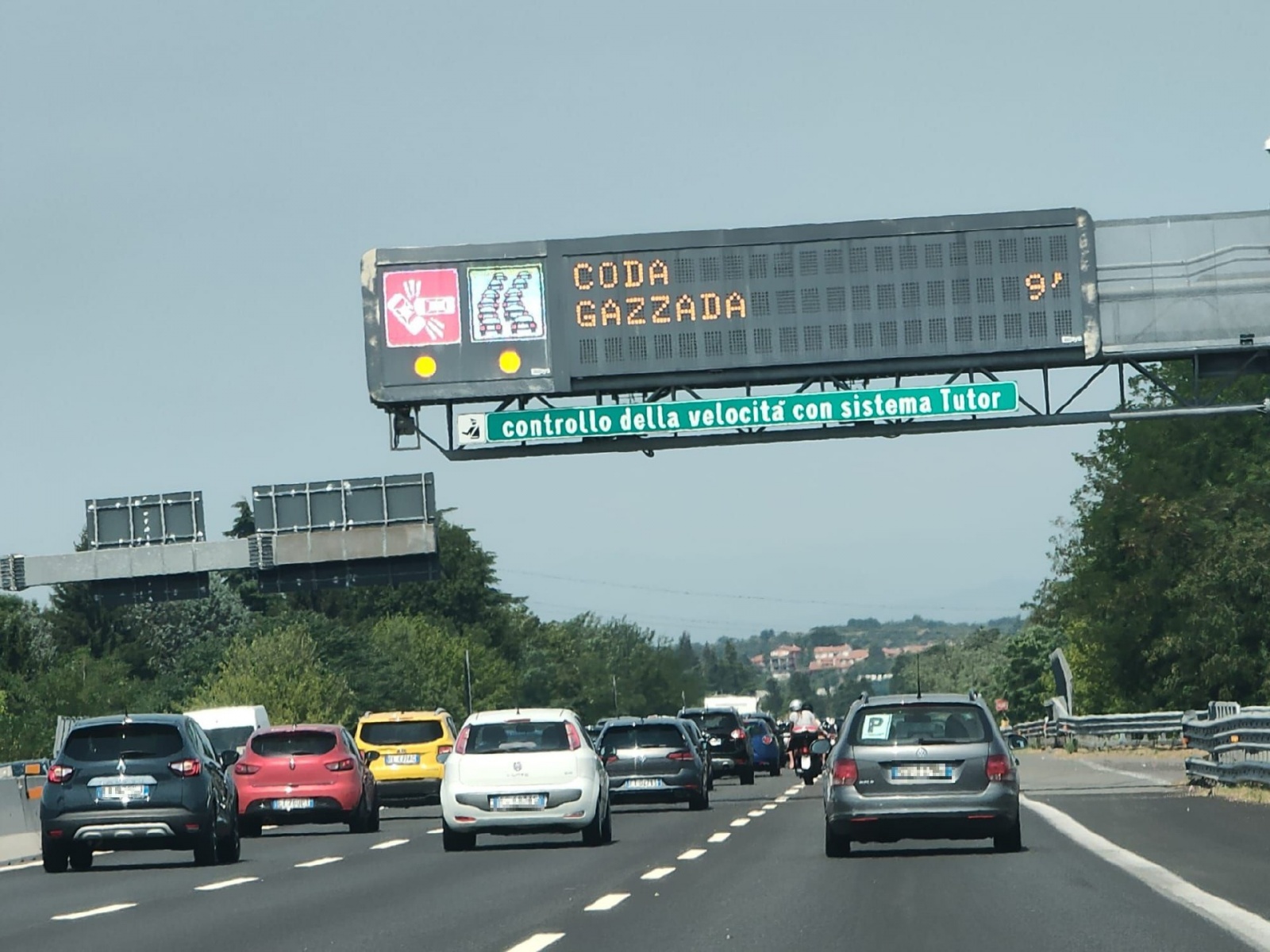 Incidente coda A8 Busto-Gallarate