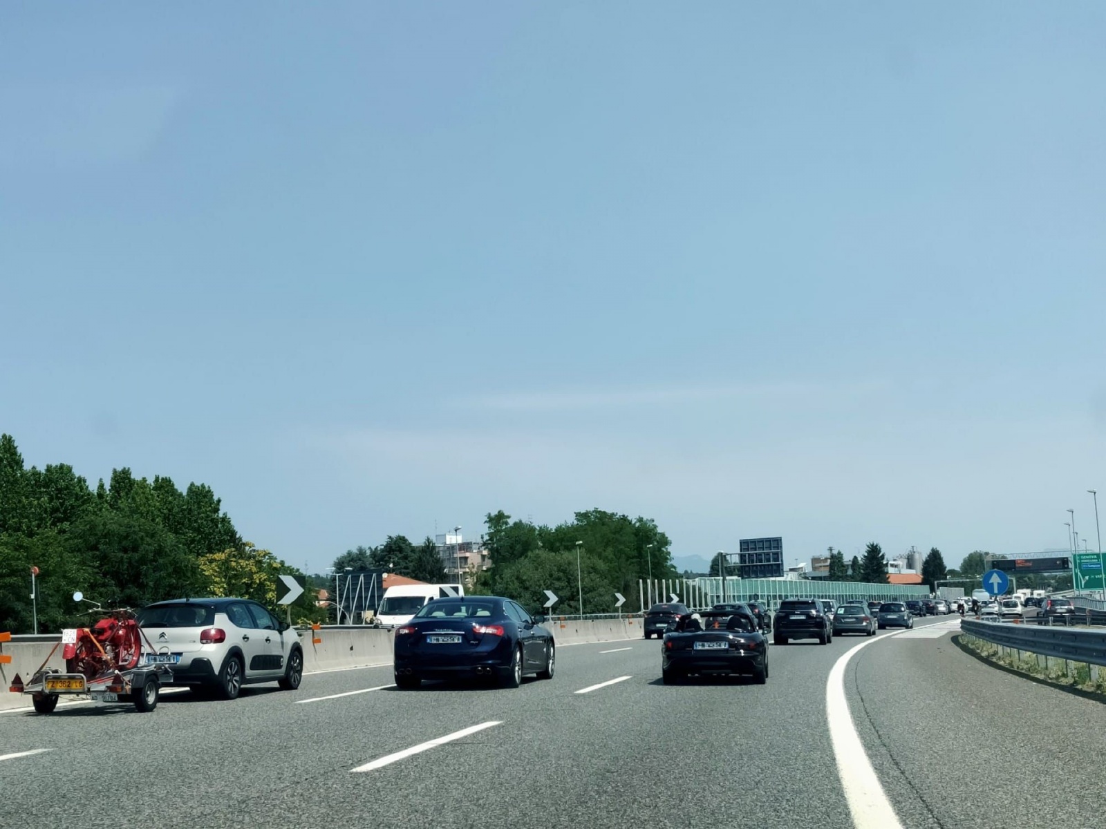 Incidente coda A8 Busto-Gallarate