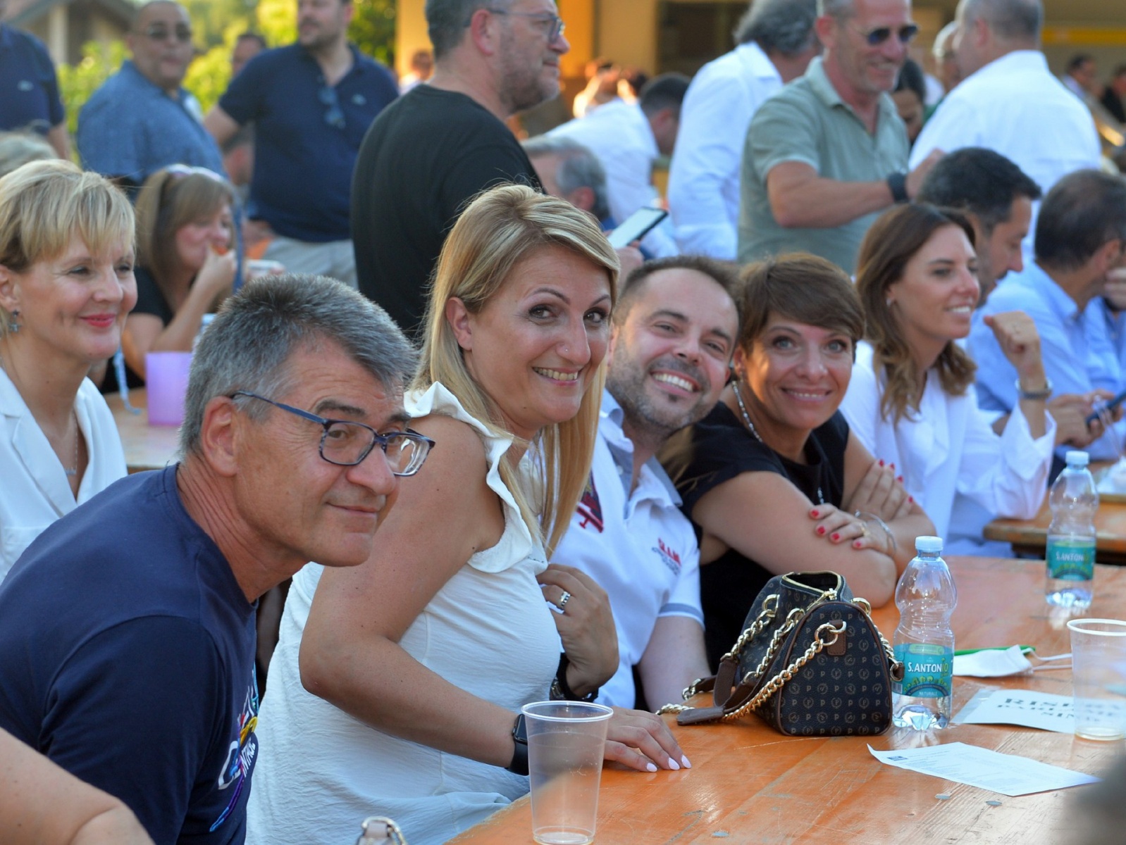 CARONNO VARESINO MATTEO SALVINI INCONTRA I SINDACI LEGHISTI ALLA FESTA DELLA LEGA