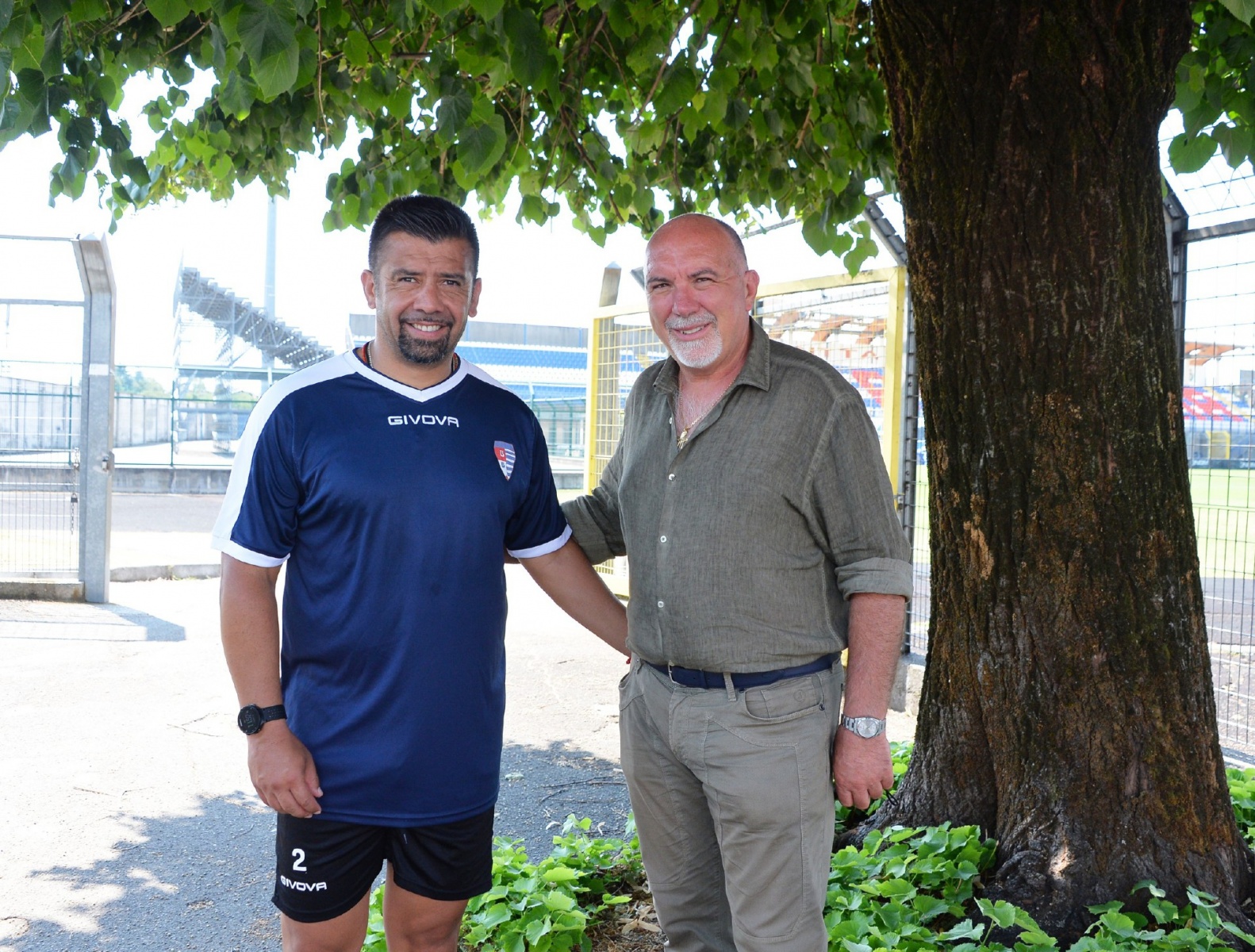 BUSTO ARSIZIO RADUNO PRO PATRIA CALCIO STAGIONE 2022-2023 NELLA FOTO VARGAS TUROTTI