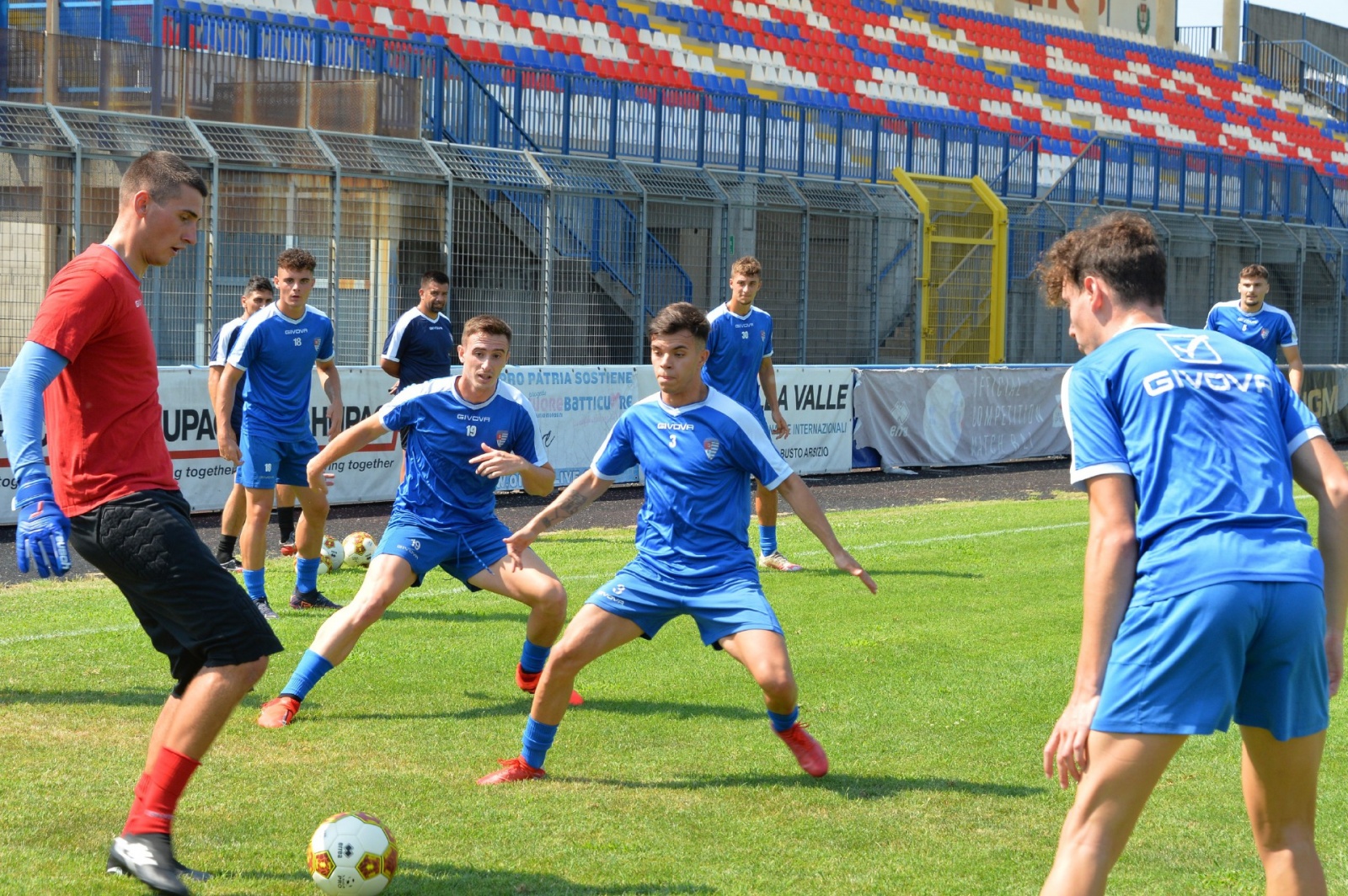 BUSTO ARSIZIO RADUNO PRO PATRIA CALCIO STAGIONE 2022-2023 NELLA FOTO ANGELO NDRECKA