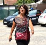 MALNATE. OMICIDIO DI CARMELA FABOZZI. DONNA ANZIANA TROVATA MORTA IN CASA DAL FIGLIO AL SUO RIENTRO DAL LAVORO. NELLA FOTO SINDACO IRENE BELLIFEMINE