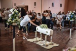Il funerale della piccola Diana Pifferi nella chiesa dei santi Pietro e Paolo a San Giuliano Milanese, 29 Luglio 2022.ANSA/MATTEO CORNER