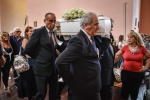 Il funerale della piccola Diana Pifferi nella chiesa dei santi Pietro e Paolo a San Giuliano Milanese, 29 Luglio 2022.ANSA/MATTEO CORNER