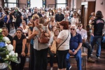 Il funerale della piccola Diana Pifferi nella chiesa dei santi Pietro e Paolo a San Giuliano Milanese, 29 Luglio 2022.ANSA/MATTEO CORNER