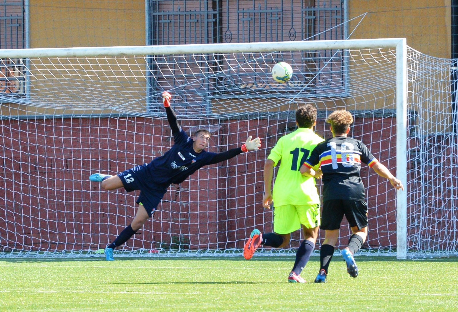 BORGOSESIA PRO PATRIA VERBANIA CALCIO NELLA FOTO TETTAMANTI GOL VERBANIA