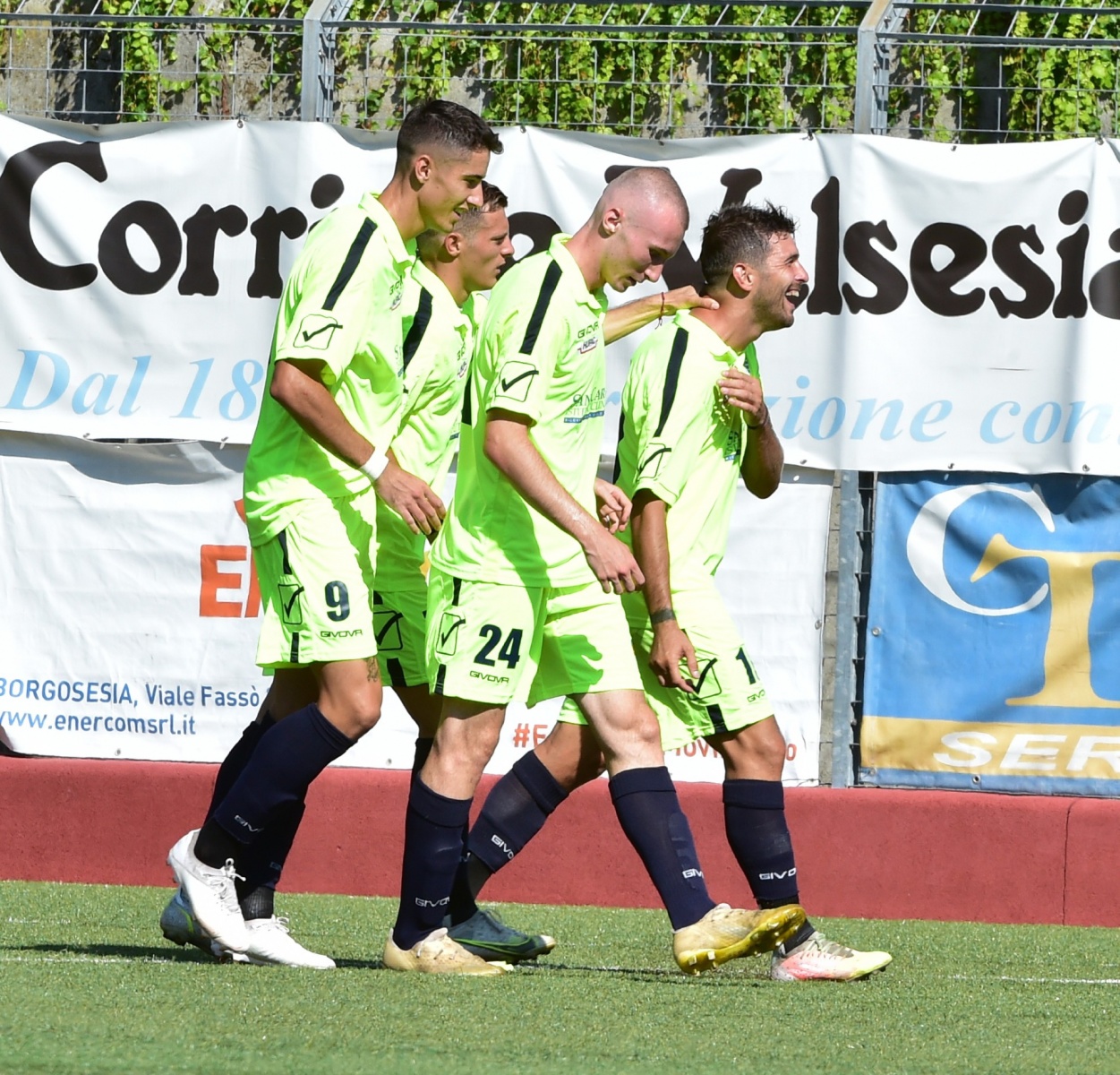 BORGOSESIA PRO PATRIA VERBANIA CALCIO NELLA FOTO NICCO IL SUO GOL