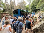 CAMPO DEI FIORI FESTA DELLA MONTAGNA 2022 CON GLI ALPINI AL GRAND HOTEL NELLA FOTO NAVETTA AUTOLINEE VARESINE PER CAMPO DEI FIORI