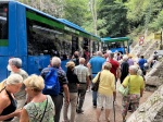 CAMPO DEI FIORI FESTA DELLA MONTAGNA 2022 CON GLI ALPINI AL GRAND HOTEL NELLA FOTO NAVETTA AUTOLINEE VARESINE PER CAMPO DEI FIORI