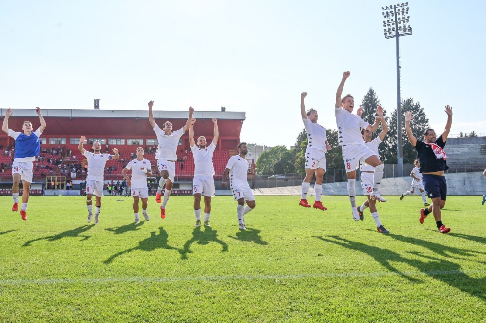 VARESE CALCIO SERIE D CITTA’ DI VARESE VS. ALCIONE MILANO NELLA FOTO SALUTI FINALI ESULTANZAdl