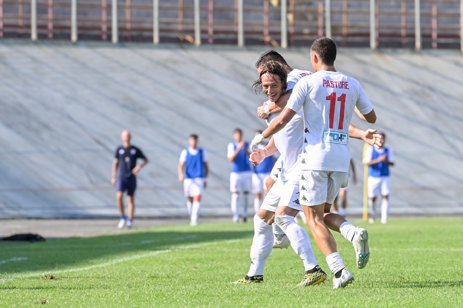 VARESE CALCIO SERIE D CITTA’ DI VARESE VS. ALCIONE MILANO NELLA FOTO ESULTANZA VARESE FERRARIO CARLO EMANUELE