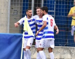 BUSTO ARSIZIO PRO PATRIA ARZIGNANO CALCIO NELLA FOTO ESULTANZA LOMBARDONI