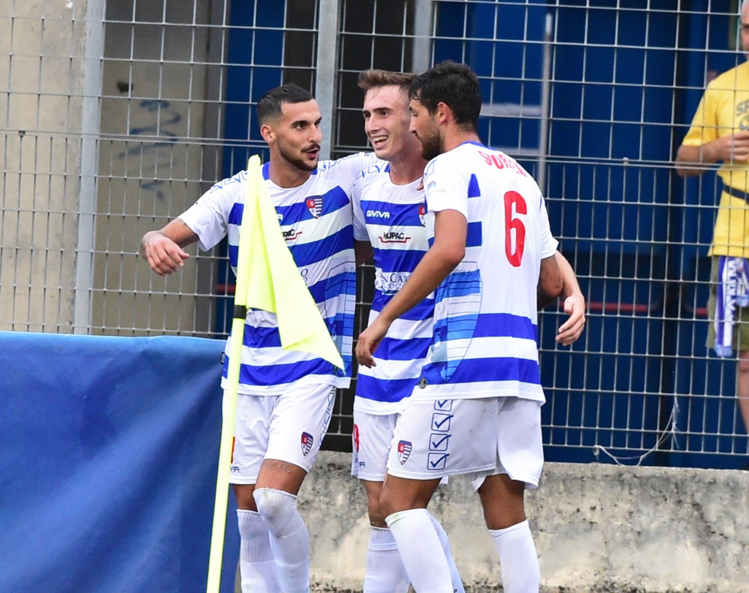 BUSTO ARSIZIO PRO PATRIA ARZIGNANO CALCIO NELLA FOTO ESULTANZA LOMBARDONI
