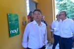 CASTIGLIONE OLONA MATTEO RENZI IN VISITA ALLA NAU OCCHIALI CON MARIACHIARA GADDA, DAVIDE GALIMBERTI, STEFANO MALERBA, GIANPAOLO ERMOLLI