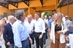 CASTIGLIONE OLONA MATTEO RENZI IN VISITA ALLA NAU OCCHIALI CON MARIACHIARA GADDA, DAVIDE GALIMBERTI, STEFANO MALERBA, GIANPAOLO ERMOLLI