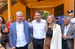 CASTIGLIONE OLONA MATTEO RENZI IN VISITA ALLA NAU OCCHIALI CON MARIACHIARA GADDA, DAVIDE GALIMBERTI, STEFANO MALERBA, GIANPAOLO ERMOLLI