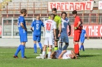 VARESE CALCIO SERIE D CITTA’ DI VARESE VS. SEREGNO NELLA FOTO INFORTUNIO ALLA TESTA PER PASTORE MARCO